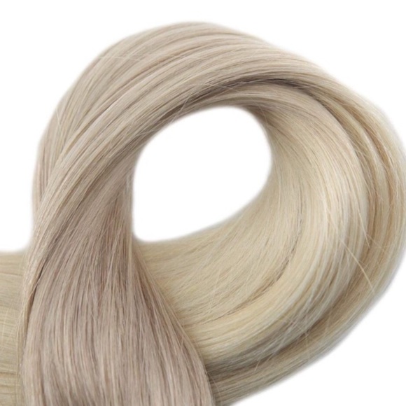 ✨ 3 18” #18/60 Blonde BALAYAGE HUMAN HAIR TAPEINS main image 6
